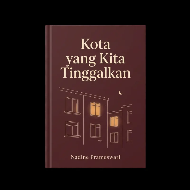 Sampul Kota yang Kita Tinggalkan karya Nadine Prameswari